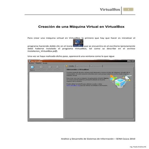 Creación maquina virtual