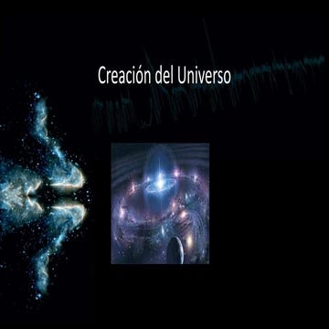 Creacion del universo