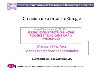 Creacion de alertas google