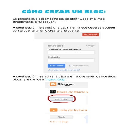 cómo crear un blog