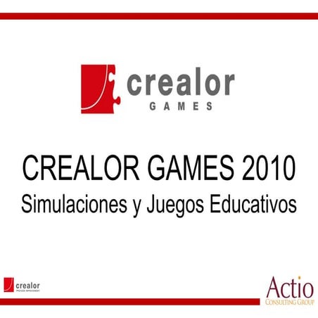 CREALOR GAMES | PDF