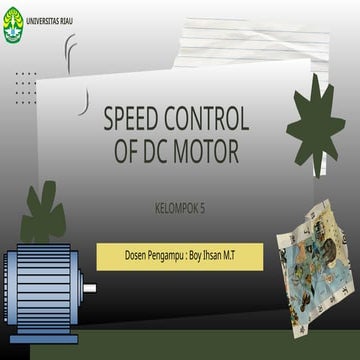 Comprehensive Techniques for Speed Control of DC Motors in Electrical ...
