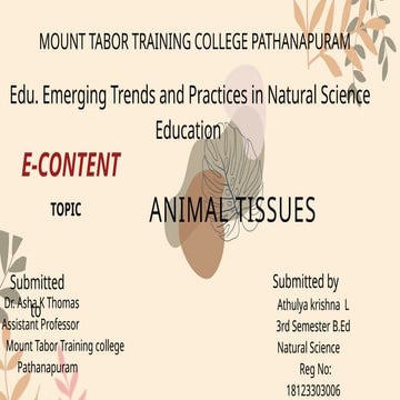 TISSUES IN ANIMALS botany project ug.pptx