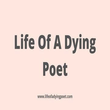 Small Town Romance | Latest Story | Life of a Dying Poet | Visit NOW.
