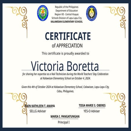 Cream Bordered Appreciation Certificate.pptx