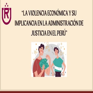 La Violencia económica y su implicancias