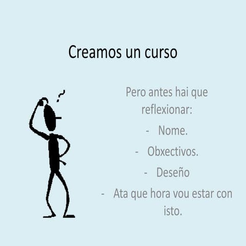 Creamos un curso