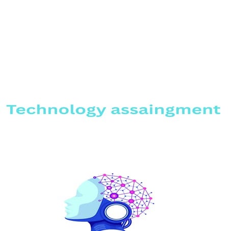 Online assignment 'CHAT' Pdf. technology
