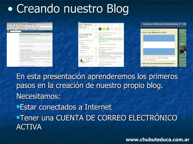 Creando nuestro primer blog