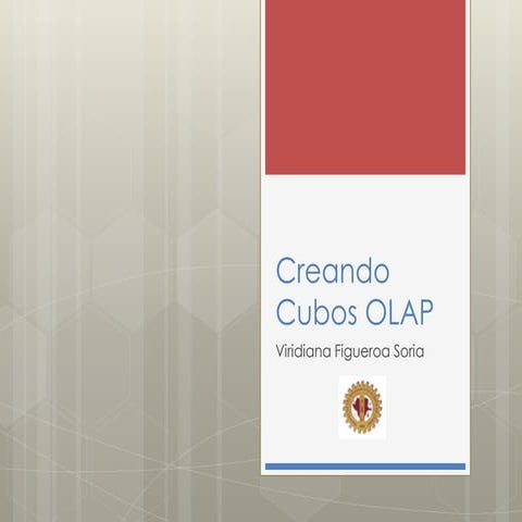 Creando mi cubo olap