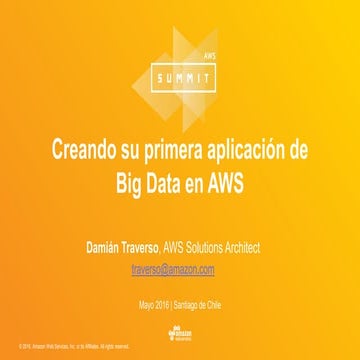 Creando su primera aplicación de Big Data en AWS