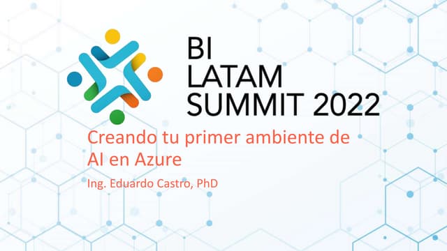 Creando tu primer ambiente de AI en Azure ML y SQL Server