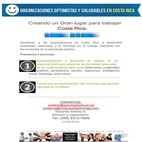 Creando un gran lugar para trabajar costa rica