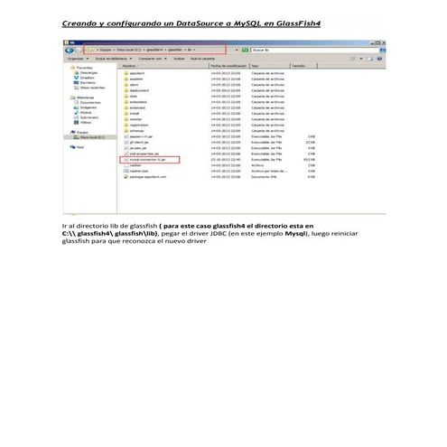 Creando y configurando un data source a mysql en glassfish4