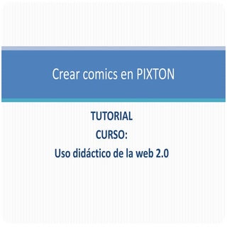 Crear comics en pixton