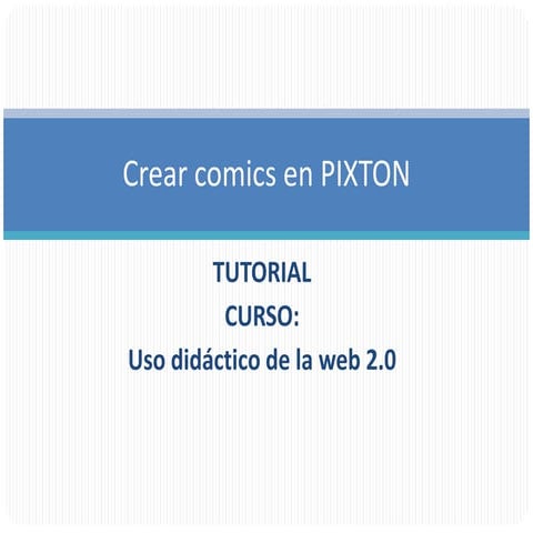 Crear comics en pixton