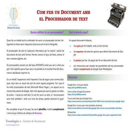 Crear documents de text 1920