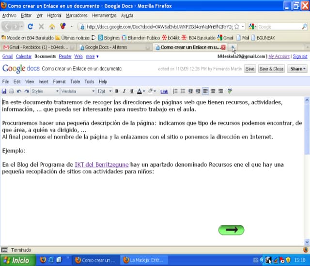 Insertar imagenes en Google Docs