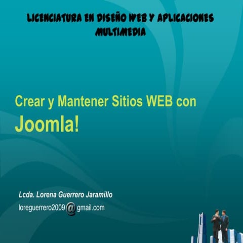 Crear sitios web con Joomla