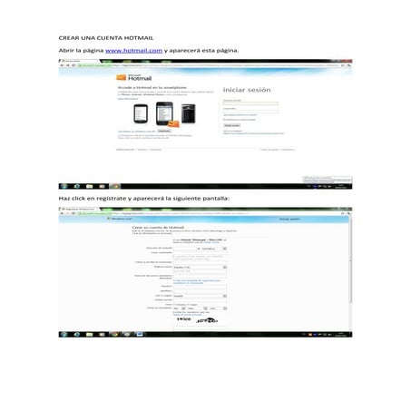 Tutorial crear cuenta en gmail | PDF
