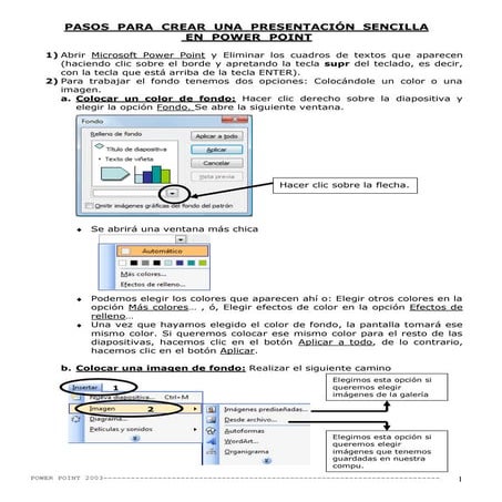 Crear una presentacion en power point