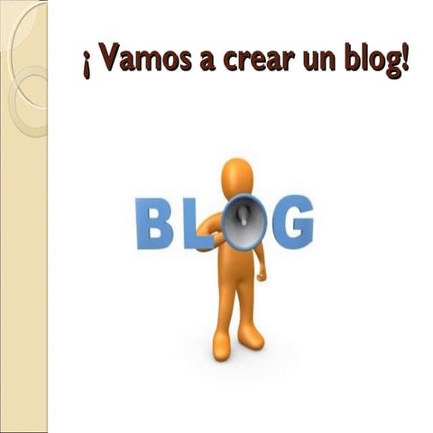 Crear un blog