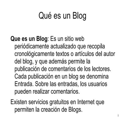 Crear un blog con blogger