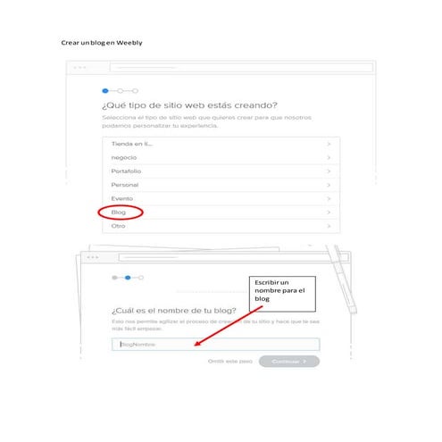Crear un blog en weebly