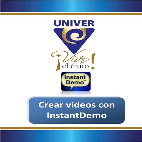 Crear videos con instant demo