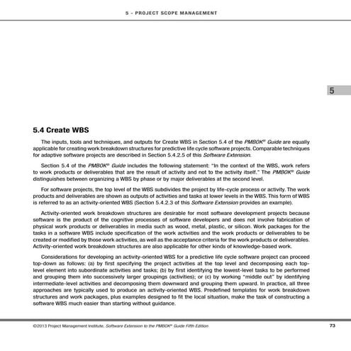 Crear wbs para proyectos de software