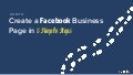 How to Create a Facebook Business Page in 5 Simple Steps
