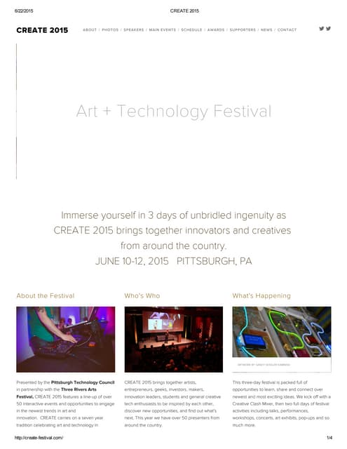 Create 2015 Event