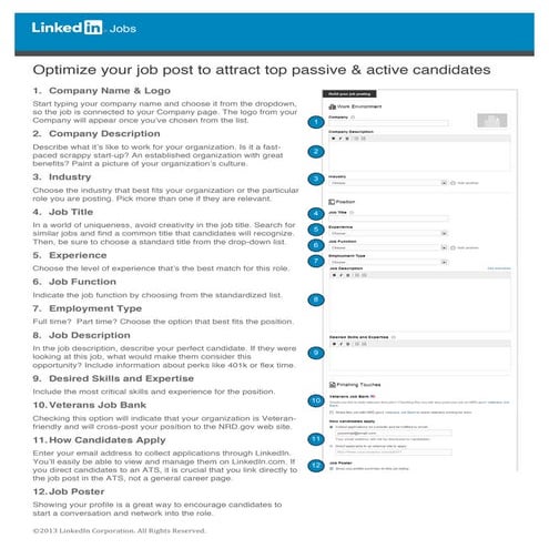 Create a Great Job Post