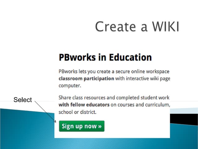 Creating a PBWorks space