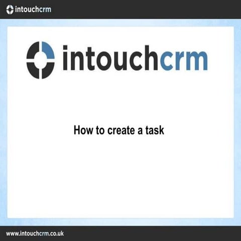 Create a task