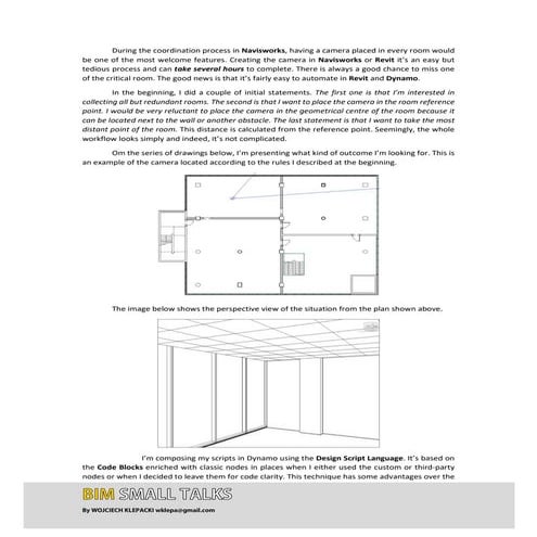 Create a camera view by room