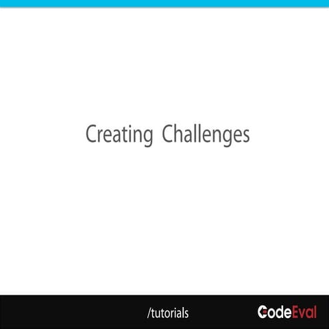 Create a Challenge