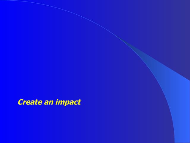 Create Impact