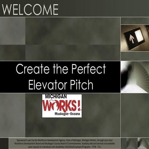 Create the Perfect Elevator Speech