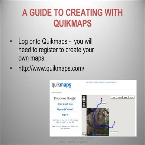 How to create a Quikmap
