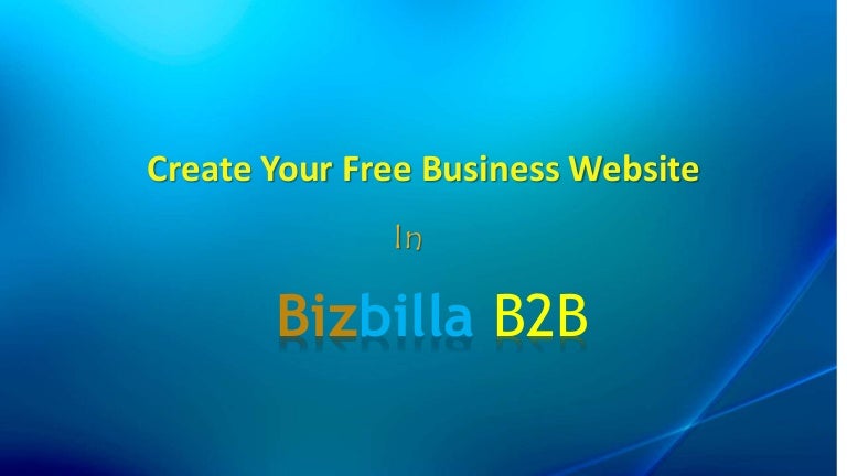 Create Your Free Business Website