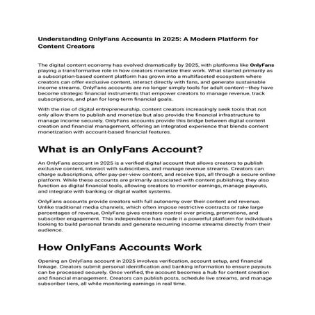 Create Your Own OnlyFans Account for Secure and Fast Content Monetization.pdf