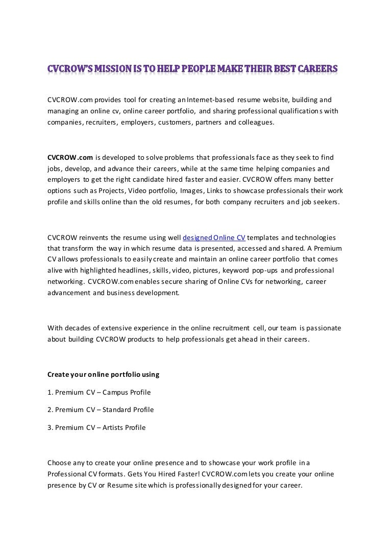 submit a resumes