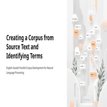 Developing an English–Kazakh Parallel Corpus for NLP and Machine ...