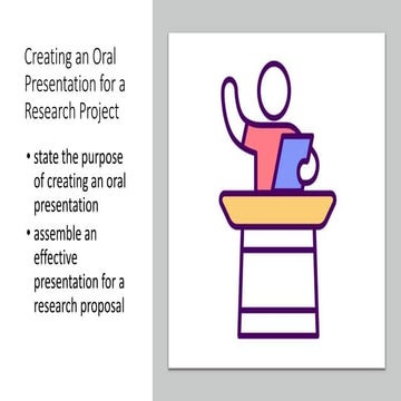 Creating an Oral Presentation