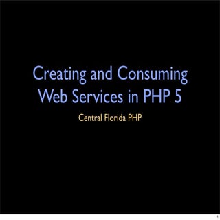 Creating And Consuming Web Services...