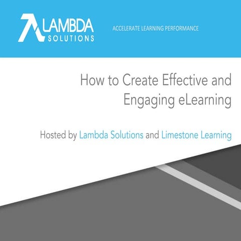 Creating effective-and-engaging-e learning-webinar
