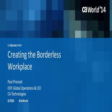 Creating the Borderless Workplace