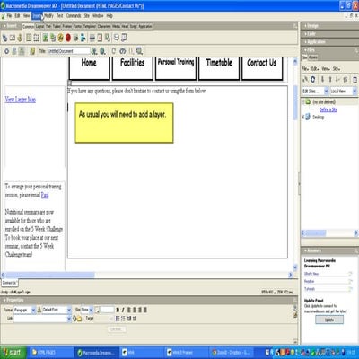 Creating a form in Dreamweaver | PDF