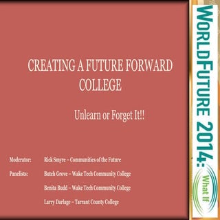 Creating a Future Forward College